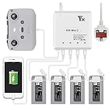 LYONGTECH 6 in 1 Rapid Multi Battery Charger for DJI Mini 4K,2,Mini SE/2 SE Drone,Charge 4 Batteries Simultaneous,Charging Hub Accessories