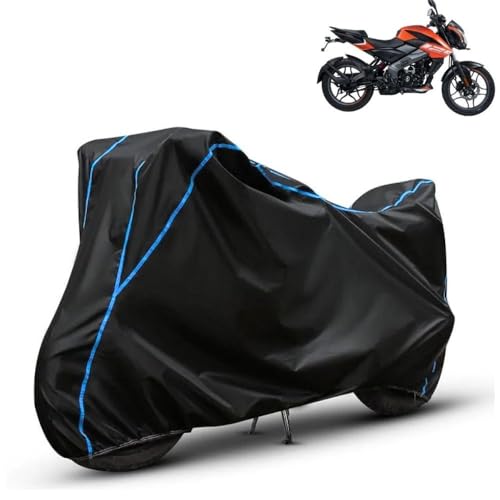 Image of Kerwa Waterproof Bike Cover Compatible with Bajaj Pulsar NS125 | Dust Proof, UV-Resistant, All-Weather Protection Bike Body Cover, Windproof Elastic Bottom