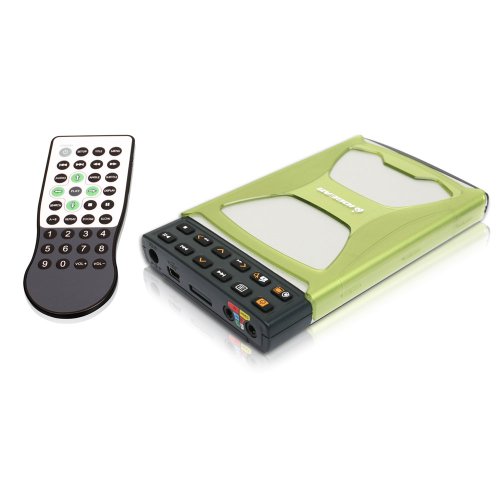Lecteur multimédia iogear GMD2025U120 vert : stockez vos films sans connexion internet