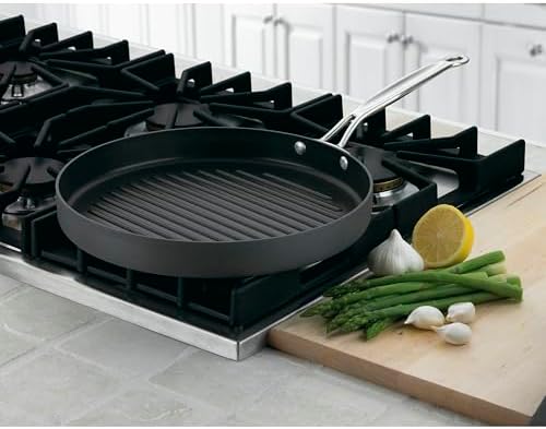 Cuisinart Chef's Classic Nonstick Hard Anodized 12" Round Grill Pan, 630C-30 - Thumbnail 3
