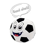 QUICK HORSE Talking Stuffed Soccer Ball Plush 8.6' Interactive Musical and Sound Ball Toy for Kids Toddlers 1 2 3+ Year Old Boy