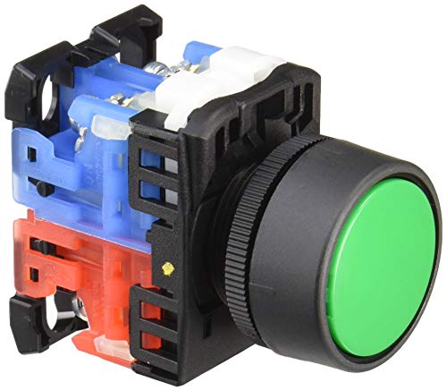 富士電機 φ22.3・25.5共用 押しボタンスイッチ 緑 AR22F5R-11G