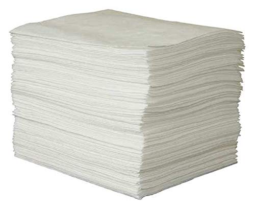 CONDOR Absorbent Pad, 33 gal, White, PK100