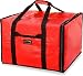 New Star 50134 Insulated Pizza Delivery Bag, 20 by 19 by 13.2-Inch, Red