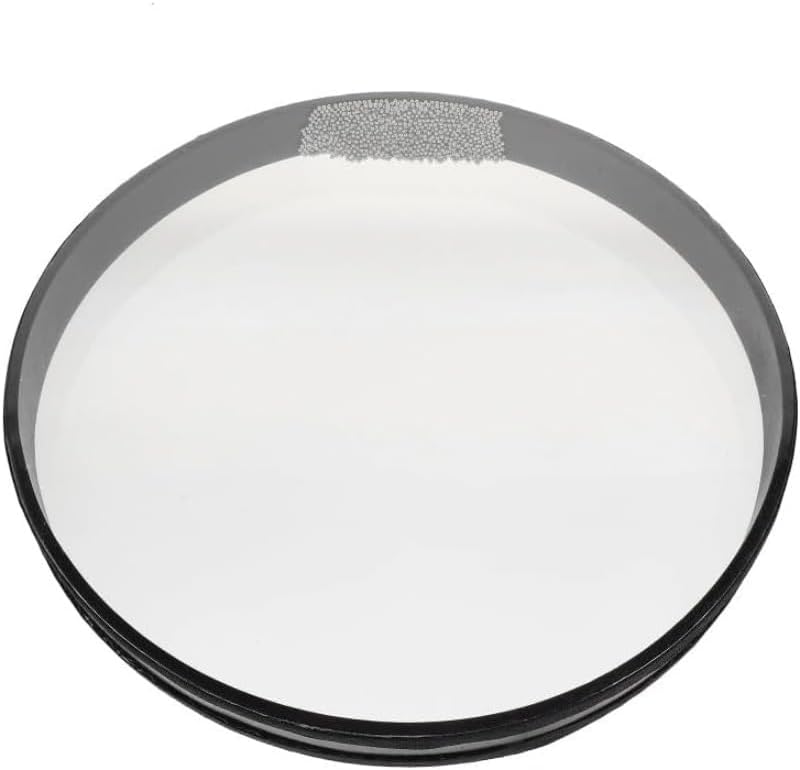 Ocean Drum 16 Inch Double Sided Frame Drum Hardwood Frame Wave Beads Hand Percussion Wave Sound Effect Instrument for Meditation Relaxation Sound Therapy Performance