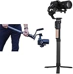 FeiyuTech Carbon Fiber Lightweight Extension Pole 11 inch with 1/4"-20 Mounting Stud for Smartphone Gimbal, Camera Stabilizer, Action Cameras, DSLR Cameras, Tripod and Monopod