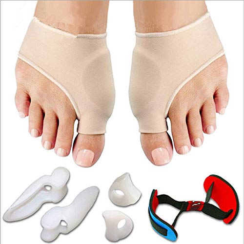 Bunion Corrector & Bunion Relief Protector Sleeves Kit - Treat Pain in Hallux