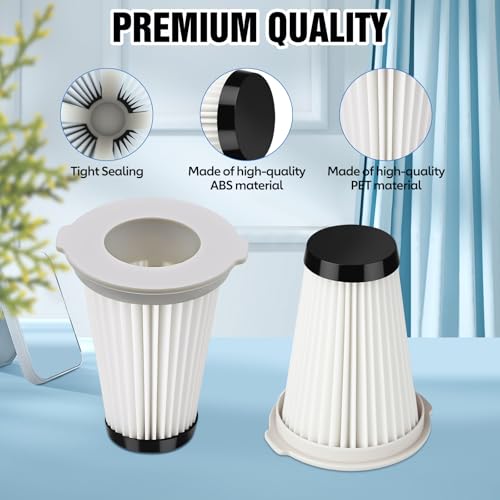 4 Stück Staubsauger Filter Kompatibel Mit Einhell TE-SV18 Li, Waschbarer Staubsauger Filter Kompatibel Mit Einhell Akku-Stielstaubsauger TE-SV 18 Li