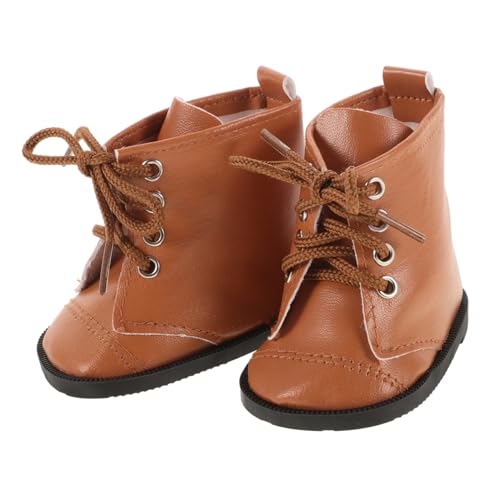 UPKOCH 1 Par De Zapatos De Bebé Zapatos Coleccionables En Miniatura Decoración De Casa De Muñecas Mini Disfraz De Muñeca Zapatos De Muñeca Mini Botas De Juguete Botas De Muñeca En