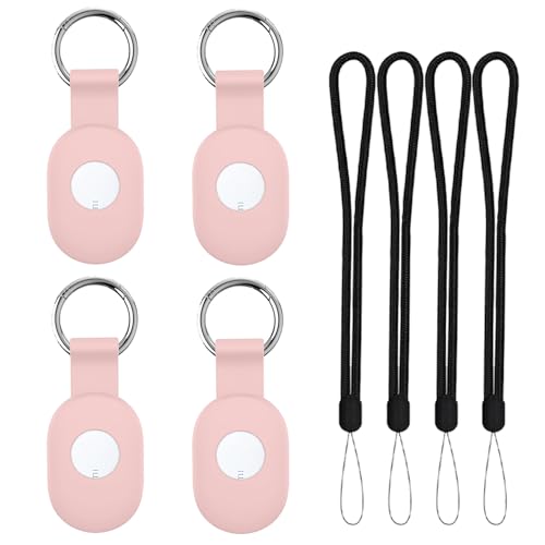 �y4�Z�b�g�zFor vaele�P�[�X Xiaomi Tag ���e�P�[�X �_�炩�� �V���R���� �S�ʕی� �����h�~ �L�Y�h�~ �ϏՌ� �h�o �h�� �y�� ���^ �����h�~ Xiaomi tag�Ή��ی�J�o�[(�s���N)