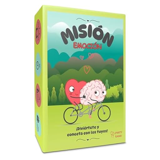 MISIÓN EMOCIÓN – Juego de mesa súper divertido para familias – Risas, emociones y conversaciones que importan – La mejor forma de entrenar la inteligencia emocional – Para adultos y niños desde 8 años | Ya disponible en tu tienda friki favorita! En mundofriki.es!