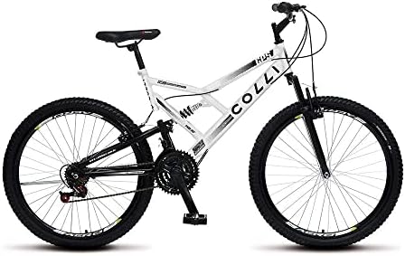 Colli Bike, Bicicleta GPS 148 Dupla Suspensão e Freios V-Brake, A...