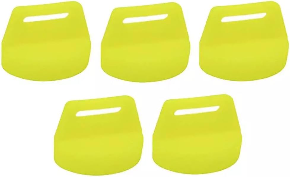 Car Repair 5X Yellow Ignition Key Cover Cap Fit for Polaris for Sportsman for Scrambler for RZR for Magnum