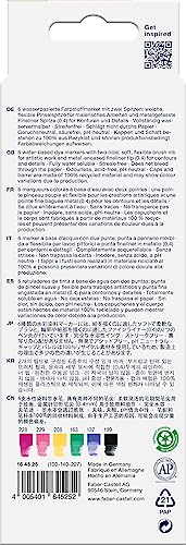 Faber-Castell Creative Studio Goldfaber Aqua Dual Marker, Graffiti, Wallet of 3, Art, Craft, Drawing, Sketching, Home, School - Image 2