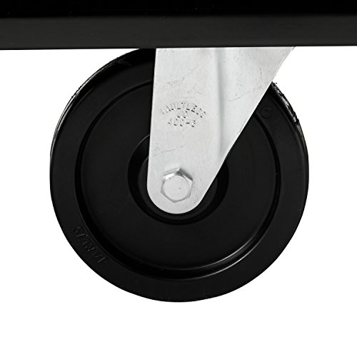 Image of Rubbermaid Commercial Utility Truck 20 Cubic Feet 1200 lb. Capactiy Black Large Cart for Commercial /Waste /Laundry Transportation /Collection