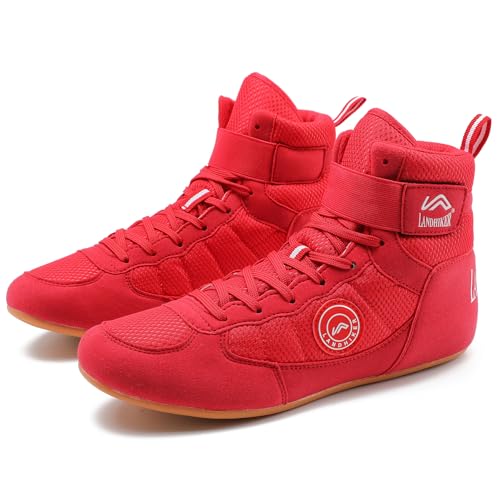 hikldk wrestling shoes men black boxing shoe for men