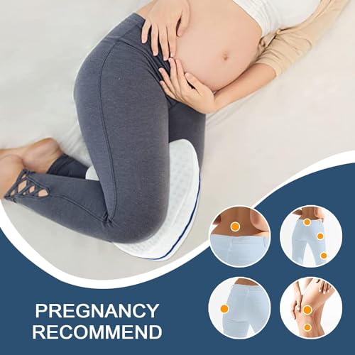 Image of araami-Your Comfort PartnerKnee Pillow, Knock Knee Corrector for Sleeping, Memory Foam Leg Pillow Wedge Cushion for Side Sleeper, Sciatica, Pregnancy, Hip Pain - Washable Cover(10 x 10 x 6)