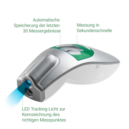 medisana FTN Fieberthermometer, Kontaktlos, Infrarot, Stirnthermometer, Für Babys, Kleinkinder und...