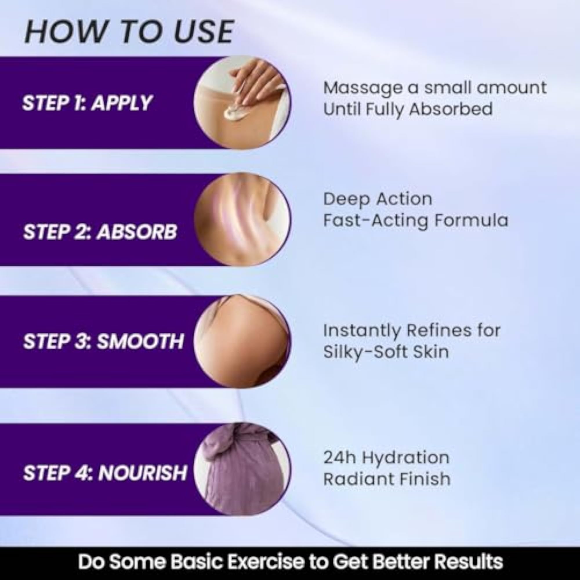 Back & Bum Cream, Daily Moisturizing Body Cream