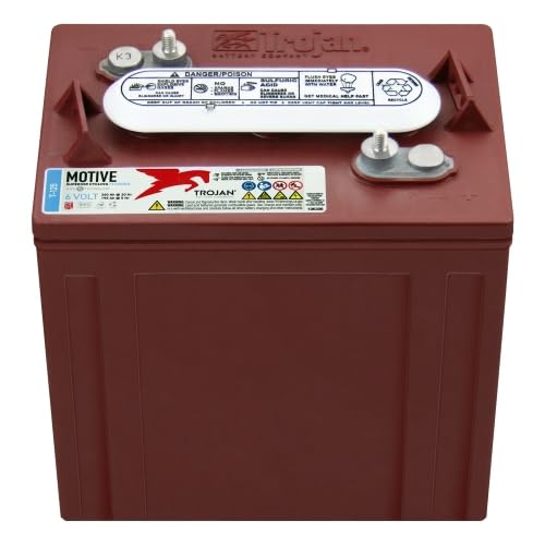 Banshee Trojan T-125 6 volt, size gc2, 240Ah deep cycle flooded battery or equivalent mode x2 - Thumbnail 2