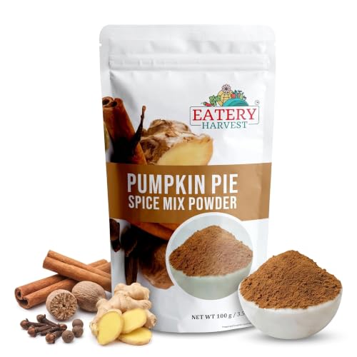 Image of EATERY HARVEST by Saipro Pumpkin Pie Spice Powder 100 Gm, Diabetic friendly For Classic Pumpkin Pie latte, Apple Pie Spice | Cookies| Beverages| Lattes|Smoothies| Hot Chocolates All Natural, No added Sugar