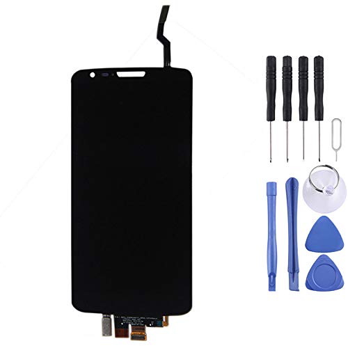 2 in 1 per LG G2 / D800 D801 D803 F320 (nuovo LCD + Touch Pad) Assemblaggio digitalizzatore (bianco)