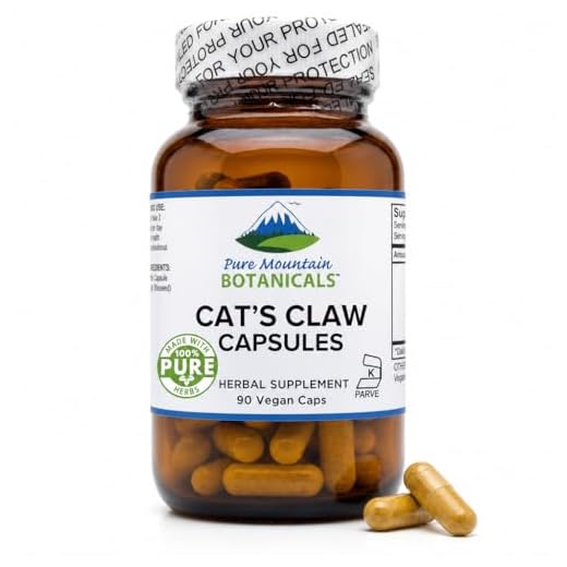 Pure Mountain Botanicals Cat's Claw Capsules - 1000mg Peruvian Bark