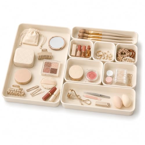 Silicone Drawer Organizers Beige