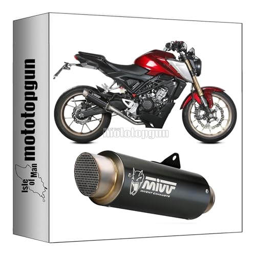 Ligne complete Mivv GP-Pro resolvez le manque de bruit de la Honda CB 125 R