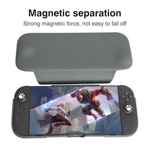 Funda para Switch 2 carcasa magnética con agarre ergonómico 4