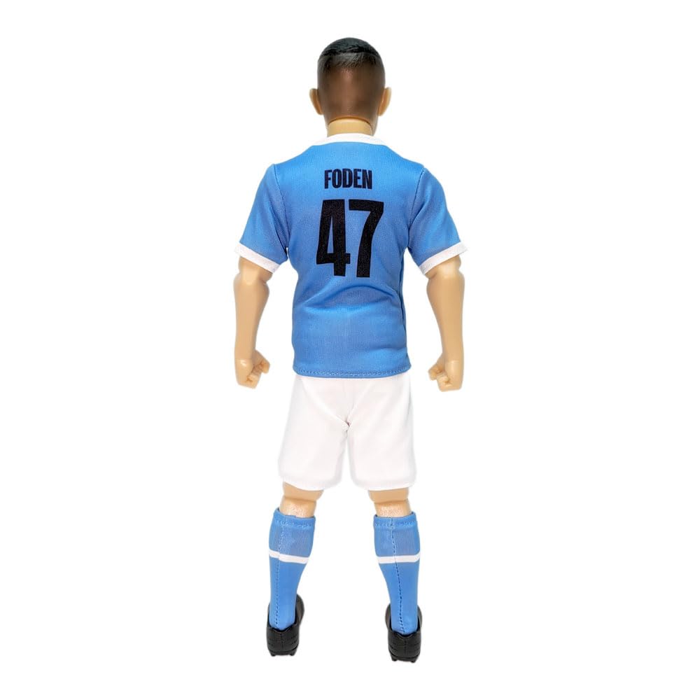 Sockers Figuras de héroe de fútbol con licencia oficial: Phil Foden, 30 cm de alto