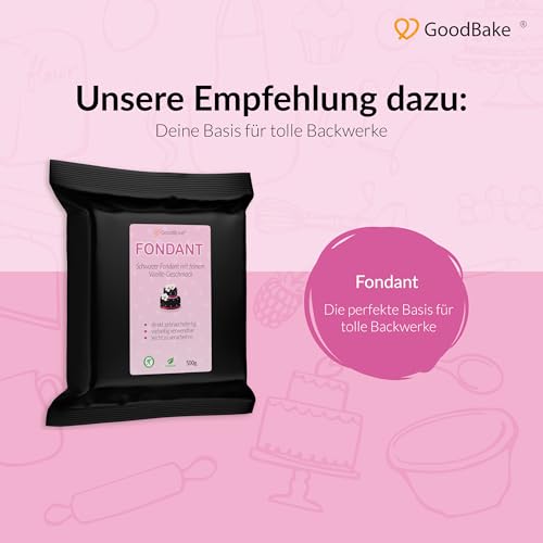 GoodBake Happy Glitter Essbarer Glitzer Gold 10g zuckerfrei - Lebensmittelfarbe Pulver für Getränke, Cocktails, Desserts, Cup Cakes, Torten & Kuchen - Edible Glitter geschmacksneutral