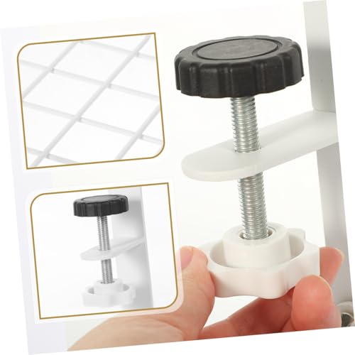 Bandeja para gestión de cables bajo escritorio y organizador de cables, sin taladro, capacidad grande de 500 mm, soporte para almacenamiento de cables para escritorio de oficina miniatura 3