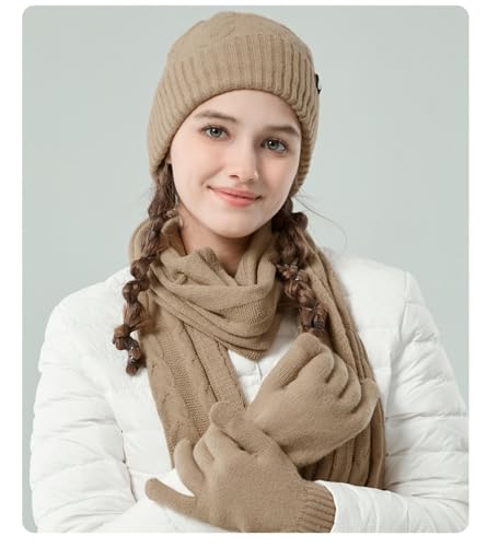 Gorro bufanda guantes de invierno para protegerse del frío en trayectos diarios 4
