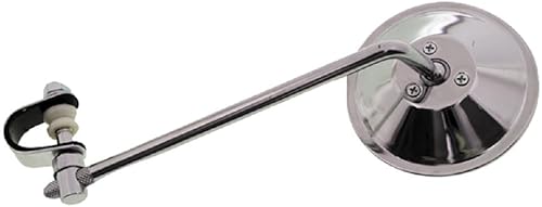 Emgo 20-06808 Espejo tintado con abrazadera de vástago de 8"