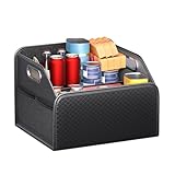 Generisch Folding Box - Auto Kofferraum Organisator | Große Kapazität Multi-Fach - PU Leder Aufbewahrungsbox mit stabilen Griffen, passt für LKW, und Limousine für Reisen, Einkäufe und Zubehör