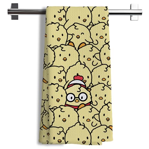 Nipil Cute Chicks Kitchen Towels, Funny Hidden Chicken Dish...