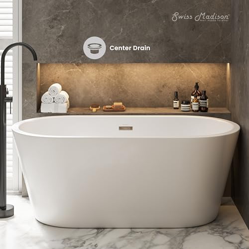 Image of Swiss Madison Claire 60 inch Freestanding Bathtub