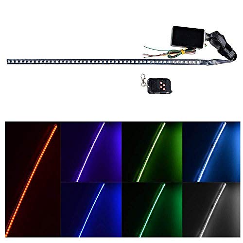 Xotic Tech 1X Underglow Rgb Multi-Color Strobe Strips Light Knight Rider W/Remote Control 24" 48-Smd… #TOP4