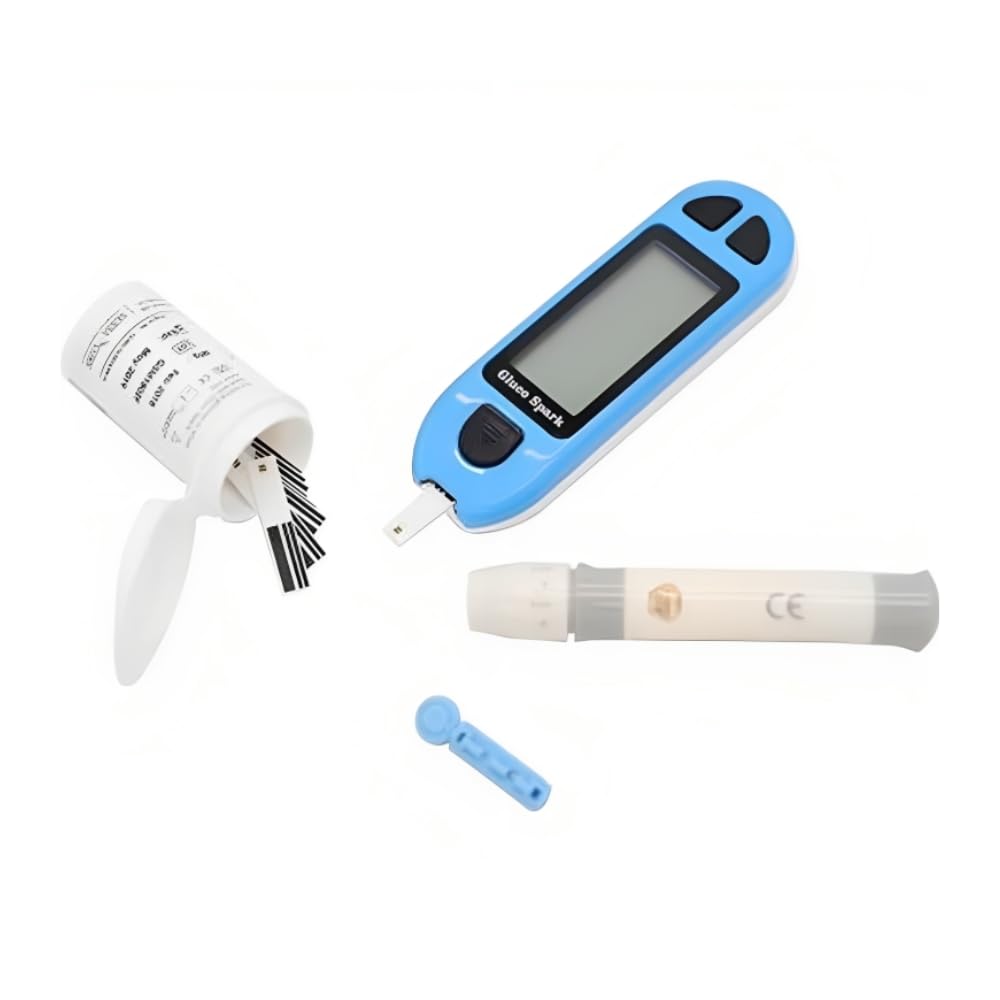 Glucospark kit with 10 Strips and 10 Lancets - Sugar Test Machine for Home Use with packaging and shipping cost included (B-Arm) (B0C6179J5D) Amazon Price History, Amazon Price Tracker