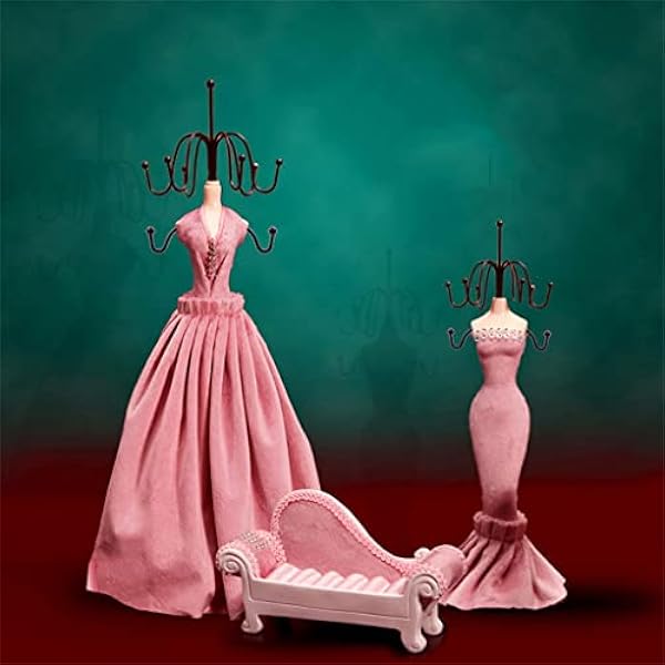 LXXSH Sieradenrek, Oorstekers, Ringen, Kettingen, Sieradendisplay, Opbergrekken, Cadeaus for Vriendinnen en Vriendinnen