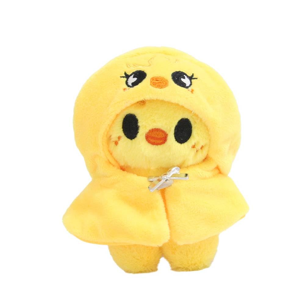 AiHdcy SKZ Plush Cloak Clothes 5.1-inch SK-Zoo Plush Keychain, Cloak Detachable, Soft and Cute, Suitable for Fans (Bbokari)