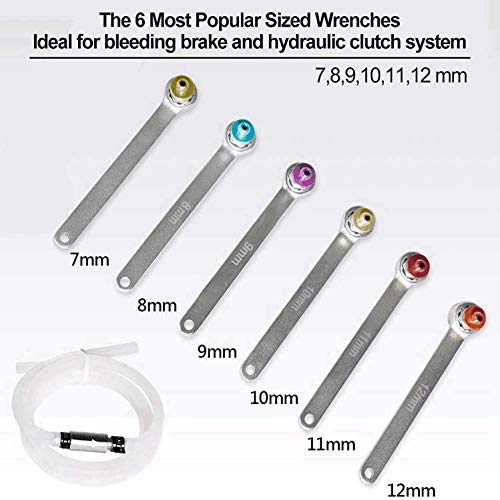 Basage - Set di 6 chiavi spurgo freno e frizione