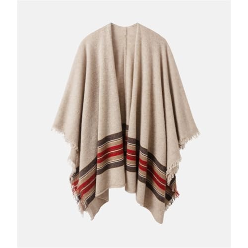 Écharpe-châle tricotée en cachemire pour cocooning et sorties