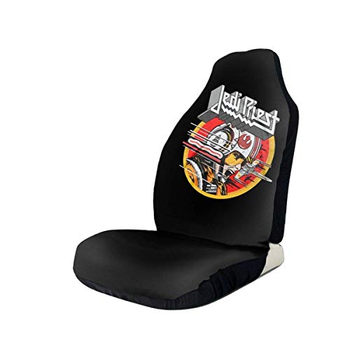 MoonW Coprisedili per Auto Judas Priest SUV compatibili con Il Fumetto per la Maggior Parte delle Auto, universali