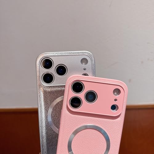 Étui iPhone 14 Pro en cuir beige avec protection magnétique - 3