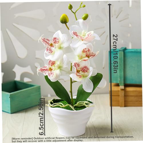 Orchidées artificielles en pot pour décoration de table de mariage