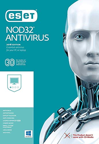 ESET NOD32 Antivirus 2017 - 1 Device, 1 Year (PC) OEM
