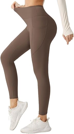 XFyt Premium OG Yoga Pants for Women | High Waist, Buttery Soft, Stretchable Gym Leggings with Pockets