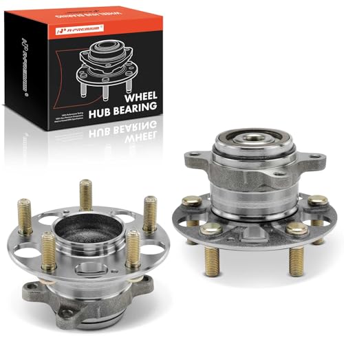 A- 2 x Rear Wheel Bearing and Hub Assembly 5-Lug Honda